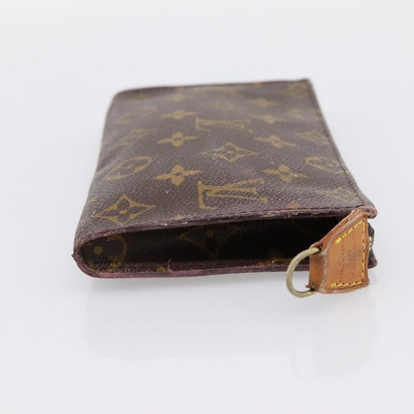 LOUIS VUITTON Monogram Bucket GM Accessory Pouch LV Auth 200268