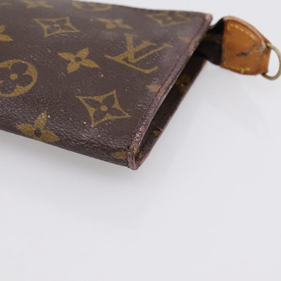 LOUIS VUITTON Monogram Bucket GM Accessory Pouch LV Auth 200268