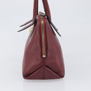 Vivienne Westwood Hand Bag Leather Bordeaux Gold Auth 200269A-3