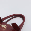 Vivienne Westwood Hand Bag Leather Bordeaux Gold Auth 200269A-8