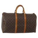 LOUIS VUITTON Monogram Keepall 50 Boston Bag M41426 LV Auth 200270-1