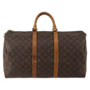 LOUIS VUITTON Monogram Keepall 50 Boston Bag M41426 LV Auth 200270-3