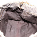 Miu Miu Hand Bag Vitellolux 2way Gray Gold Auth 200271V-20