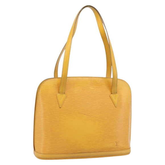 LOUIS VUITTON Epi Lussac Shoulder Bag Yellow M52289 LV Auth 200272