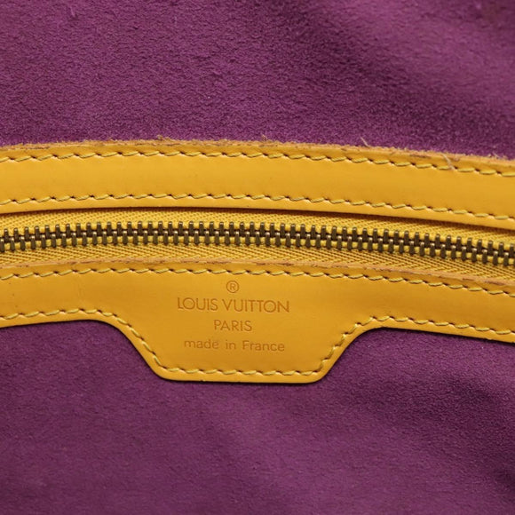 LOUIS VUITTON Epi Lussac Shoulder Bag Yellow M52289 LV Auth 200272