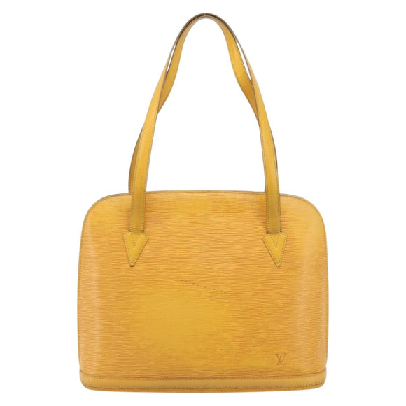 LOUIS VUITTON Epi Lussac Shoulder Bag Yellow M52289 LV Auth 200272
