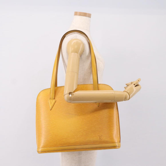 LOUIS VUITTON Epi Lussac Shoulder Bag Yellow M52289 LV Auth 200272