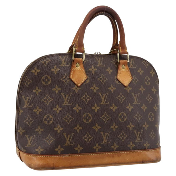 LOUIS VUITTON Monogram Alma Hand Bag M51130 LV Auth 200274