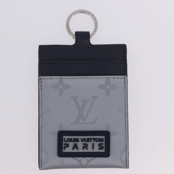 LOUIS VUITTON Monogram Satellite Alpha Pouch Silver M44178 LV Auth 200275V