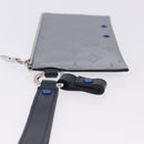 LOUIS VUITTON Monogram Satellite Alpha Pouch Silver M44178 LV Auth 200275V-4