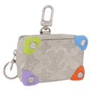 LOUIS VUITTON Taurillon Clemence Monogram Climbing Pouch Gray LV Auth 200276A-1