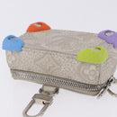 LOUIS VUITTON Taurillon Clemence Monogram Climbing Pouch Gray LV Auth 200276A-7