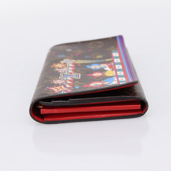 LOUIS VUITTON Vivienne Portefeuille Sarah Long Wallet M69747 LV Auth 200277