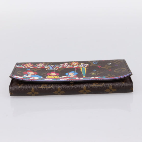 LOUIS VUITTON Vivienne Portefeuille Sarah Long Wallet M69747 LV Auth 200277