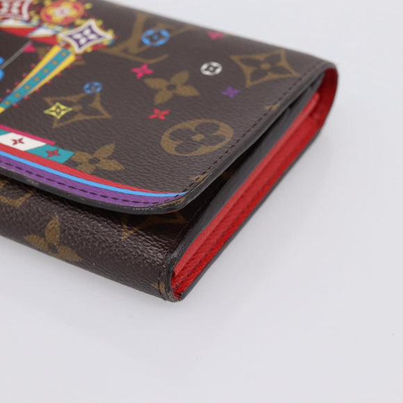 LOUIS VUITTON Vivienne Portefeuille Sarah Long Wallet M69747 LV Auth 200277