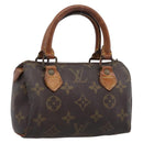 LOUIS VUITTON Monogram Mini Speedy Hand Bag M41534 LV Auth 200278-1