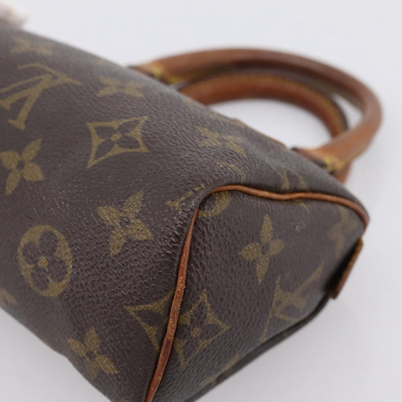 LOUIS VUITTON Monogram Mini Speedy Hand Bag M41534 LV Auth 200278