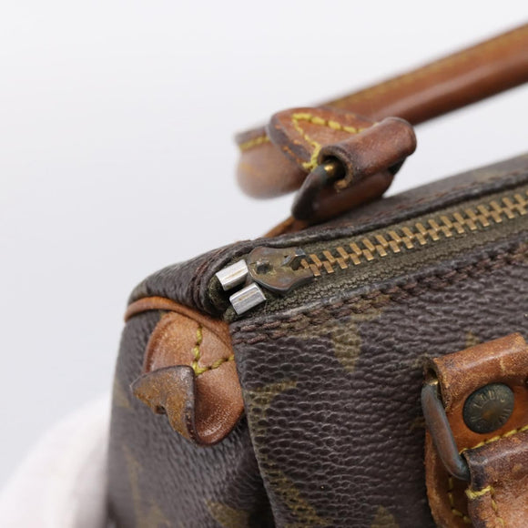 LOUIS VUITTON Monogram Mini Speedy Hand Bag M41534 LV Auth 200278