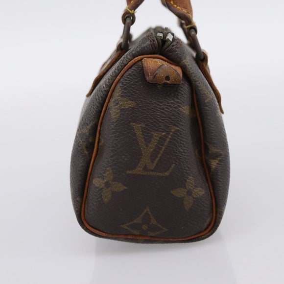 LOUIS VUITTON Monogram Mini Speedy Hand Bag M41534 LV Auth 200278