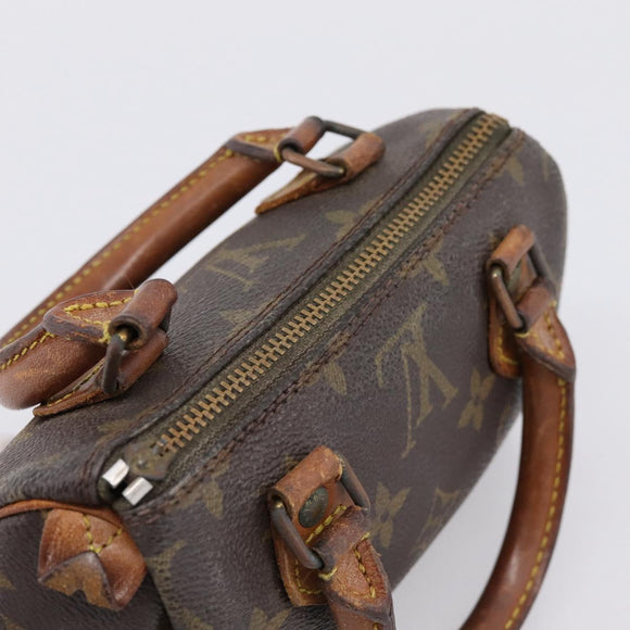 LOUIS VUITTON Monogram Mini Speedy Hand Bag M41534 LV Auth 200278