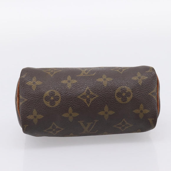 LOUIS VUITTON Monogram Mini Speedy Hand Bag M41534 LV Auth 200278