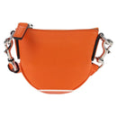 GUCCI Logo Micro Shoulder Bag Leather Orange Silver 821831 Auth 200280V-13
