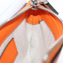 GUCCI Logo Micro Shoulder Bag Leather Orange Silver 821831 Auth 200280V-25