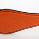 GUCCI Logo Micro Shoulder Bag Leather Orange Silver 821831 Auth 200280V-8