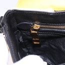 Miu Miu Biker Studs Shoulder Bag Leather Black Gold Auth 200282V-24