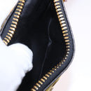 Miu Miu Biker Studs Shoulder Bag Leather Black Gold Auth 200282V-26