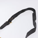 Miu Miu Biker Studs Shoulder Bag Leather Black Gold Auth 200282V-14
