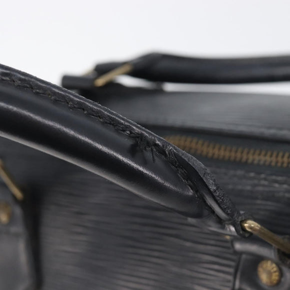 LOUIS VUITTON Epi Speedy 30 Hand Bag Noir Black M43002 LV Auth 200283