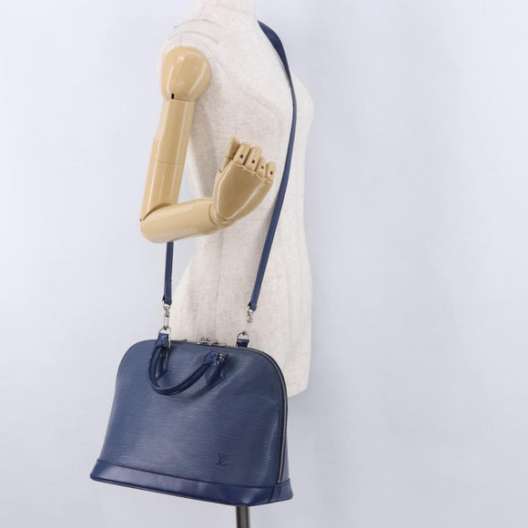 LOUIS VUITTON Epi Alma Hand Bag Myrtille M5214G LV Auth 200284V