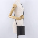 HERMES Her Line Pochette Shoulder Bag Canvas Gray Auth 200286-19