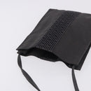 HERMES Her Line Pochette Shoulder Bag Canvas Gray Auth 200286-6