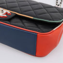 CHANEL Matelasse27 Chain Shoulder Bag Lamb Skin Black Silver CC Auth 200287SAM-8