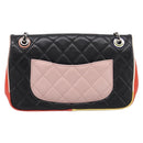 CHANEL Matelasse27 Chain Shoulder Bag Lamb Skin Black Silver CC Auth 200287SAM-2