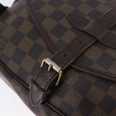 LOUIS VUITTON Damier Ebene Saumur 30 Shoulder Bag SPO N48081 LV Auth 200290-10