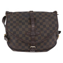 LOUIS VUITTON Damier Ebene Saumur 30 Shoulder Bag SPO N48081 LV Auth 200290-13