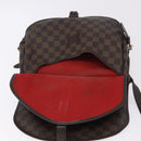 LOUIS VUITTON Damier Ebene Saumur 30 Shoulder Bag SPO N48081 LV Auth 200290-22