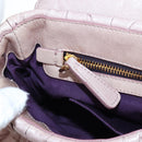 Miu Miu Matelasse Hand Bag Leather 2way Pink Gold Auth 200292V-32