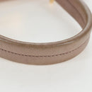 Miu Miu Matelasse Hand Bag Leather 2way Pink Gold Auth 200292V-7