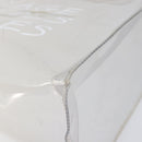 HERMES Vinyl Kelly Hand Bag Vinyl Clear Gold Auth 200295-9