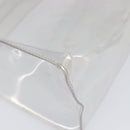 HERMES Vinyl Kelly Hand Bag Vinyl Clear Gold Auth 200295-16