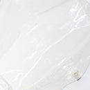 HERMES Vinyl Kelly Hand Bag Vinyl Clear Gold Auth 200295-12