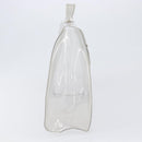 HERMES Vinyl Kelly Hand Bag Vinyl Clear Gold Auth 200295-4