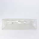 HERMES Vinyl Kelly Hand Bag Vinyl Clear Gold Auth 200295-5