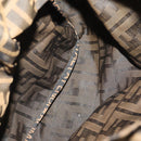 FENDI Zucca Canvas Backpack Brown Black Auth 200298-20
