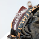 FENDI Zucca Canvas Backpack Brown Black Auth 200298-26