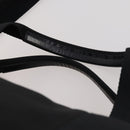 PRADA Boston Bag Nylon 2way Black Silver Auth 200299A-14
